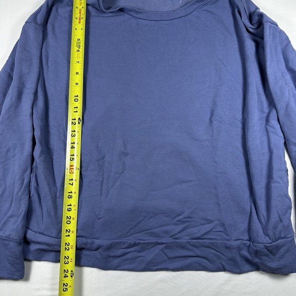 Offline by Aerie Womens Crewneck Sweatshirt Blue Size L Fleece Cozy Athleisure - Picture 2 of 6